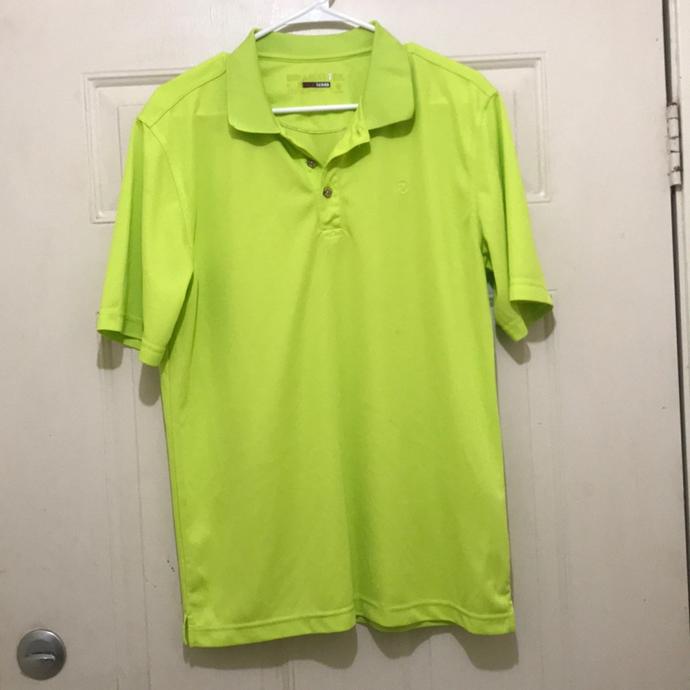 A Neon Green Polo Shirt
